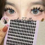 Boxtoday DIY Clusters Eyelash Extension Mix Dovetail Individual Lashes Volume False Eyelashes Natural Segmented Eyelash Bundles Makeup