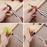Boxtoday Pear Seed Remover Cutter Kitchen Gadgets Stainless Steel Home Vegetable Tool Apples Red Dates Corers Twist Fruit Core Remove Pit