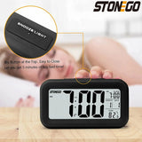 Boxtoday Alaways on Table Clocks Temperature Electronic LED Clocks Mini Music Digital Alarm Clock Backlight Snooze Mute Calendar Desktop