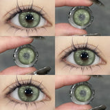 Boxtoday Natural Colored Contact Lenses for Eyes 1pair New Contact Lenses Blue Colorful Lenses Green Lenses Fashion Colored Lens