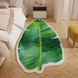 Boxtoday  Creative Leaf Carpet Art Green Leaf Rug Comfortable Soft Bedside Carpet Living Room Sofa Decoration Carpets Balcony Non Slip Mat