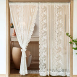 Boxtoday Romantic Lace Sheer Rod Pocket Luxury Curtain Tulle French window bedroom Living room Partition Curtain Home Decor