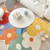 Boxtoday Bedroom Home Carpet Large Area Colorful Living Room Flower Thickened Decoration Rug