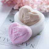 Boxtoday 3D Heart-shaped Silicone Mold DIY Love Symbol Art Candle Plaster Soap Resin Making Chocolate Cake Molds Valentine's Day Gift