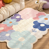 Boxtoday Bedroom Home Carpet Large Area Colorful Living Room Flower Thickened Decoration Rug