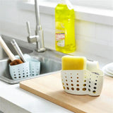 Boxtoday Kitchen Sink Holder Hanging Drain Basket Adjustable Soap Sponge Shelf Organizer Bathroom Faucet Holder Rack Kitchen Accessories