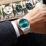 Boxtoday Luxury Quartz Man Wristwatch Sport Men Watches Waterproof Luminous Date Week Stainless Steel Men's Watch Male Reloj+box