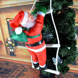 Boxtoday Santa Claus Climbing Wall Decoration Hanging Clothes Christmas Ornaments For Indoor Outdoor Garden Home Decor Navidad Xmas