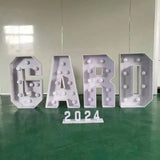 Boxtoday 100CM Giant Led Light Letter for Birthday Party 1st Anniversary Wedding Decor giant led letter for event DIY Balloon Filling Box