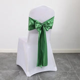 Boxtoday 10/50pcs Satin Chair Bow Sashes Wholesale Wedding Chair Knot Ribbon Ties For Party Event Hotel Banquet Supplies Home Decorations