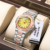 Boxtoday Luxury Watch For Woman Square Ladies Quartz Watch Luminous Waterproof Date Women's Watches Dress Female Clock reloj+box