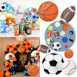 Boxtoday 18/36inch Sports KT Board Soccar Basketball Baseball Football Kids Teens Boys Birthday Sports Theme Party Backdrop Photo Props