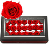 Boxtoday 21pcs Grade B 2-3CM Natural Preserved  Mini Roses  Heads,  Beauty and the Beast,Forever Rose for Wedding,Party,DIY Gift