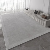 Boxtoday Light Grey Carpet Luxurious Geometric Stripes Living Room Carpets Large Size Decorative Rugs Comfortable Easy Clean Bedroom Rug