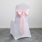 Boxtoday 10/50pcs Satin Chair Bow Sashes Wholesale Wedding Chair Knot Ribbon Ties For Party Event Hotel Banquet Supplies Home Decorations