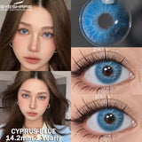 Boxtoday 2pcs/pair New Colored Contacts Lenses for Eyes Brown Eyes Contacts Lenses Fashion Blue Lenses Yearly Gray Contacts Lens