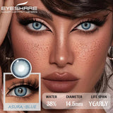 Boxtoday 1Pair Colored Contact Lenses for Eyes Brown Natural Eye Lenses Gray Contacts Green Lenses Fashion Blue Lenses Yearly