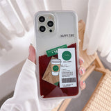 Boxtoday Gift Iced Coffee Liquid Quicksand IPhone Case