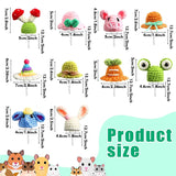 Boxtoday Mini Hamster Hat Small Animals Lovely Knitted Wool Hats for Lizard Guinea Pig Reptile Christmas Clothes Costume Pet  Accessory