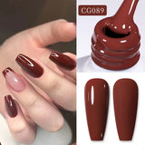 Boxtoday 10ml Blood Red Jelly Gel Nail Polish Halloween Nails Art Gel Polish Sheer Translucent Nail Gel for Winter Manicure