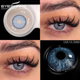 Boxtoday Colorful Contact Lenses for Eyes 1pair Fashion Eye Lenses Gray Contacts Green Lenses Blue Eye Contacts Yearly Eye Lens