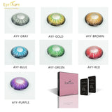 Boxtoday 1 Pair Cosplay Contact Lenses Beautiful Pupil Eye Cosmetic Colorful Contact Lenses Halloween Yearly Eyes Contact Lens