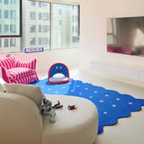 Boxtoday Klein Blue Irregular Decorative Living Room Carpet Simple Bedroom Soft Rug IG Cloakroom Leisure Area Plush Mats Ковер Tapis 러그