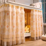 Boxtoday Bunk bed Gauze curtain Bed curtain mosquito net tent bedroom Student bed Blocking privacy blackout window