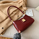 Boxtoday Gift French Style Niche Red Underarm Bag Fashion Simple Bride Bag New Wedding Party Handbag Texture Vintage Single Shoulder Pack