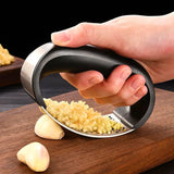 Boxtoday Stainless Steel Garlic Press Crusher Manual Garlic Mincer Chopping Garlic Tool Fruit Vegetable Tools Kitchen Accessories Gadget