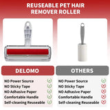 Boxtoday Pet Hair Remover Roller - Dog & Cat Fur Remover with Self-Cleaning Base - Efficient Animal Hair Removal Tool - Perfect for Furni