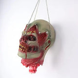 Boxtoday Severed Head Halloween Props Realistic Latex Scary Ghost Head Hanging Ornaments Bloody Zombie Decor Haunted House Party Supplies