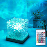 Boxtoday Ocean Wave Projector Light 16 Colors Midnight Aura Aurora Glow Lamp Home Office Bar Restaurant Underwater Projector Night Light