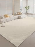 Boxtoday Cream Easy Clean Living Room Carpets Artistic Lines Comfortable Bedroom Rugs Luxury Modern Home Decoration Carpet Minimalist Rug