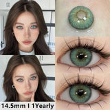 Boxtoday 2pcs/pair New Colored Contacts Lenses for Eyes Brown Eyes Contacts Lenses Fashion Blue Lenses Yearly Gray Contacts Lens