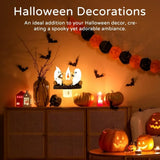 Boxtoday 2024 Halloween Decoration New Ghost Bonfire Night Light Eu Us Uk Plug Funny Cute Chost Design Lamp Home Halloween Decoration