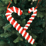 Boxtoday Reusable Candy Canes Traditional Hanging Lightweight Christmas Decoration Unique Tree Ornaments for Living Room