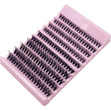 Boxtoday Lashes 8-16mm 200pcs Cluster Lashes Natural Look Mixed Tray DIY Eyelash Extension Volume Lash Clusters Eyelashes Long