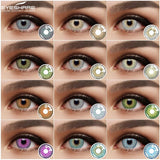 Boxtoday Color Contact Lens New York Colored Contact Lenses for Eyes Yearly Use Cosplay Contact Lens Eye Cosmetic  Lens Makeup