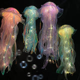 Boxtoday 22*55cm Colorful Jellyfish lantern Ocean Animals Happy Under The Sea Theme Birthday Party Decor Jellyfish lantern Photo Props