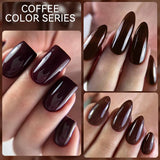 Boxtoday 7ML Gel Nail Polish Brown Earth Coffee Color Series Semi Permanent UV Gel Chocolate Autumn Winter Nail Art Gel Varnish