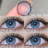 Boxtoday 2Pcs/Pair Myopia Colored Contact Lenses For Eyes Color Lens With Diopters Pupils Eye Contacts Lenses Free Shipping Offers