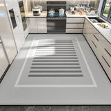 Boxtoday Modern Minimalist Living Room Decorative Carpets, Porch Large Area, Waterproof and Oil-proof Rug, Household Kitchen Washable Rug