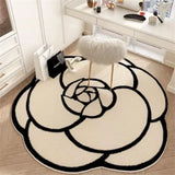 Boxtoday Irregular Living Room Large Area Carpet Floral Pattern Bedroom Carpets Minimalist Home Decoration Rug Short Pile Balcony Rugs IG