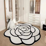 Boxtoday Irregular Living Room Large Area Carpet Floral Pattern Bedroom Carpets Minimalist Home Decoration Rug Short Pile Balcony Rugs IG