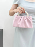 Boxtoday Gift Fashion Pearl Handle Women Dinner Clutch Purse Handbags Luxury Design Ladies Square Shoulder Bags Female Small Messenger Bag