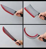 Boxtoday Halloween Horror Props Blood Fake Ax Saws Knife Headband for Halloween Party Masquerade Mischief Props Decoration