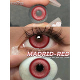 Boxtoday 1pair Colored Contact Lenses Purple Eye Lenses Yearly Cosplay Red Lenses Cosmetic Contact Helloween Soft Makeup Pupils