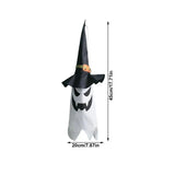 Boxtoday LED Halloween Flashing Light Ghost Festival Dress Up Glowing Wizard Hat Lamp Decor Hanging Lantern 2024 Halloween Decoration