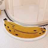 Boxtoday Cartoon Banana Bathroom Rug Plush Carpet Bath Mat Anti-Slip Area Rugs for Bedroom Arc Floor Mats Room Decorative Carpets